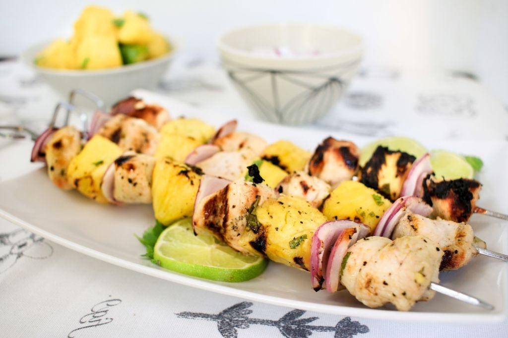 Jalapeno Lime Grilled Chicken Skewers