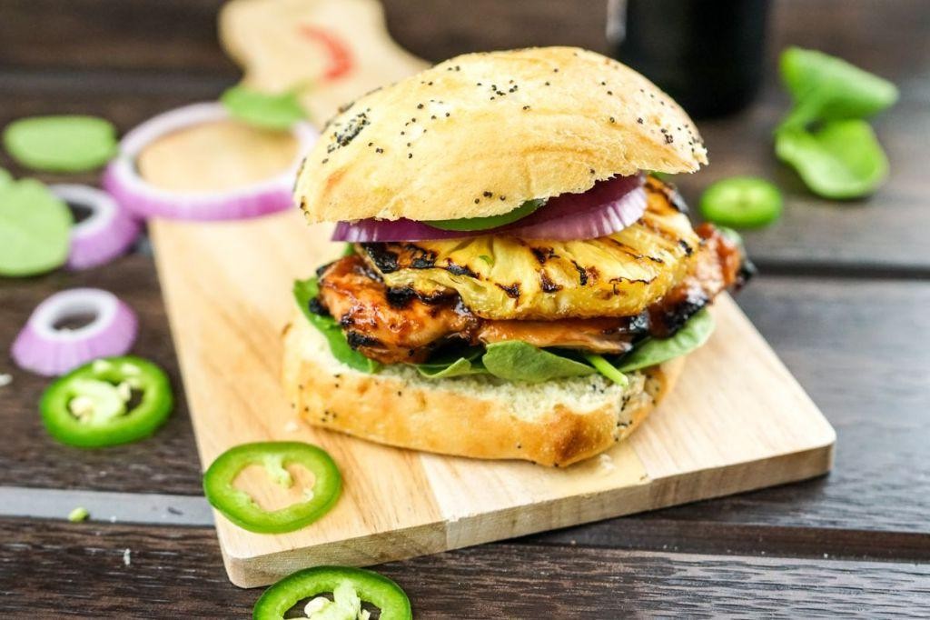 Jalapeño Pineapple BBQ Chicken Sandwich