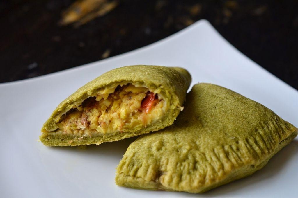 Jamaican Ackee and Saltfish Patty