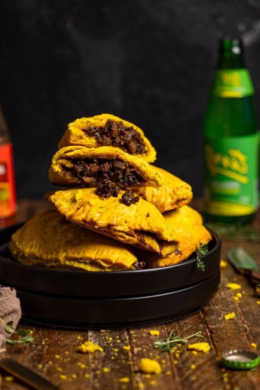 Jamaican Spicy Beef and Potato Patty