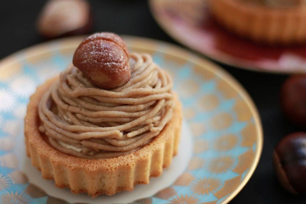 Japanese Chestnut Mochi Cake