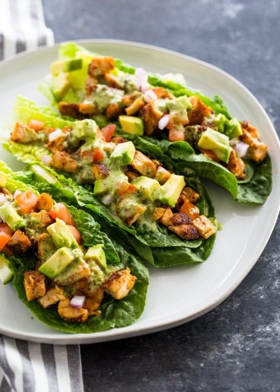 Keto Breakfast Tacos with Lettuce Wraps