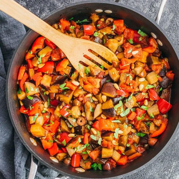 Keto Eggplant Caponata