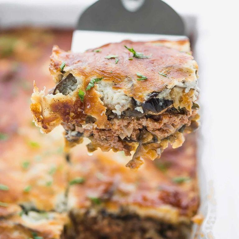 Keto Eggplant Moussaka