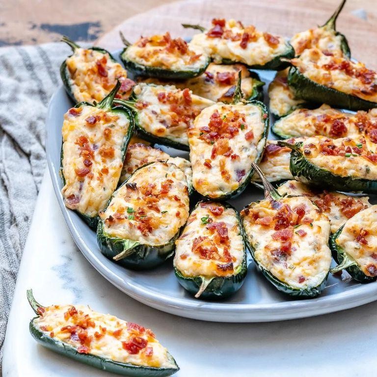 Keto Turkey and Cream Cheese Stuffed Jalapeños