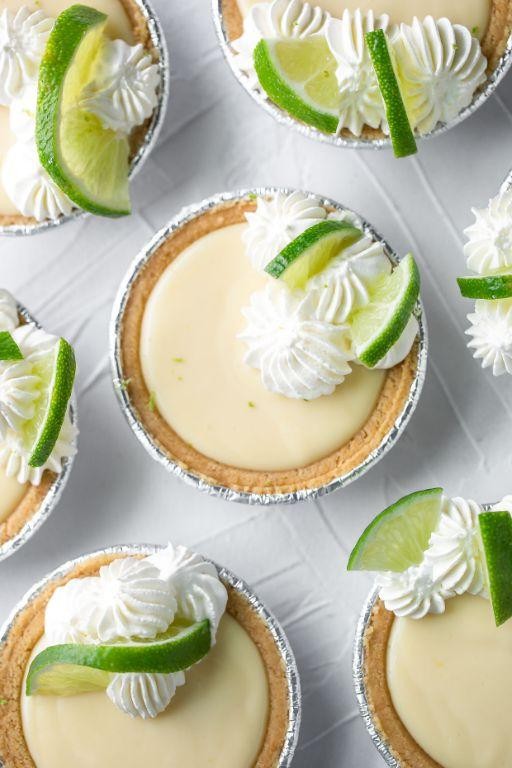 Key Lime Mini Graham Cracker Pies