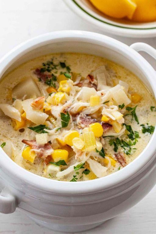 King Crab and Corn Chowder