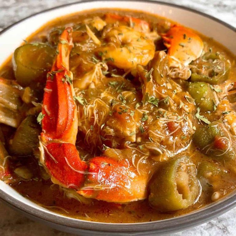 King Crab and Shrimp Gumbo