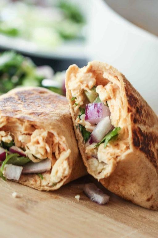 King Ranch Chicken Breakfast Burritos