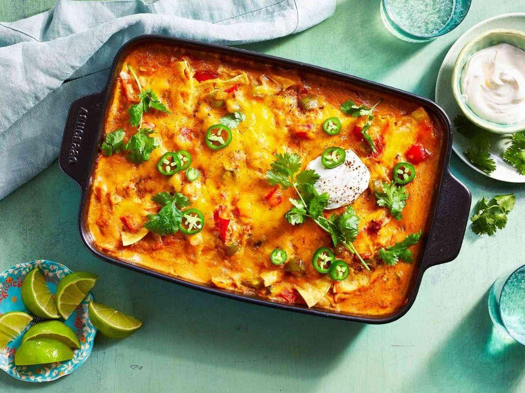 King Ranch Chicken Cornbread Casserole