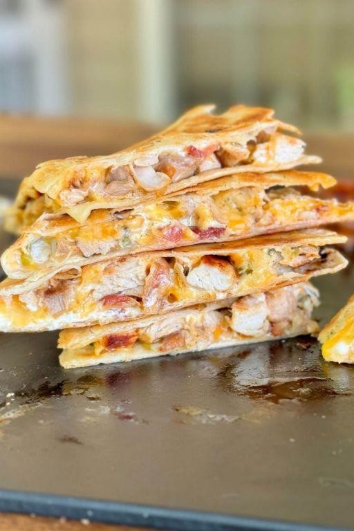 King Ranch Chicken Quesadillas