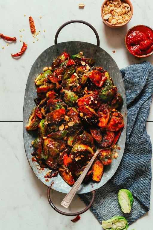 Korean Gochujang Brussels Sprouts