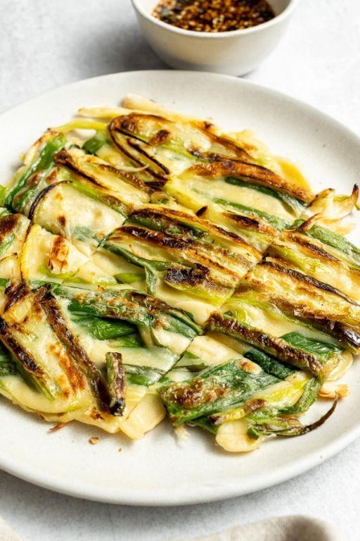Korean Ground Turkey and Scallion Pancakes (Pajeon)