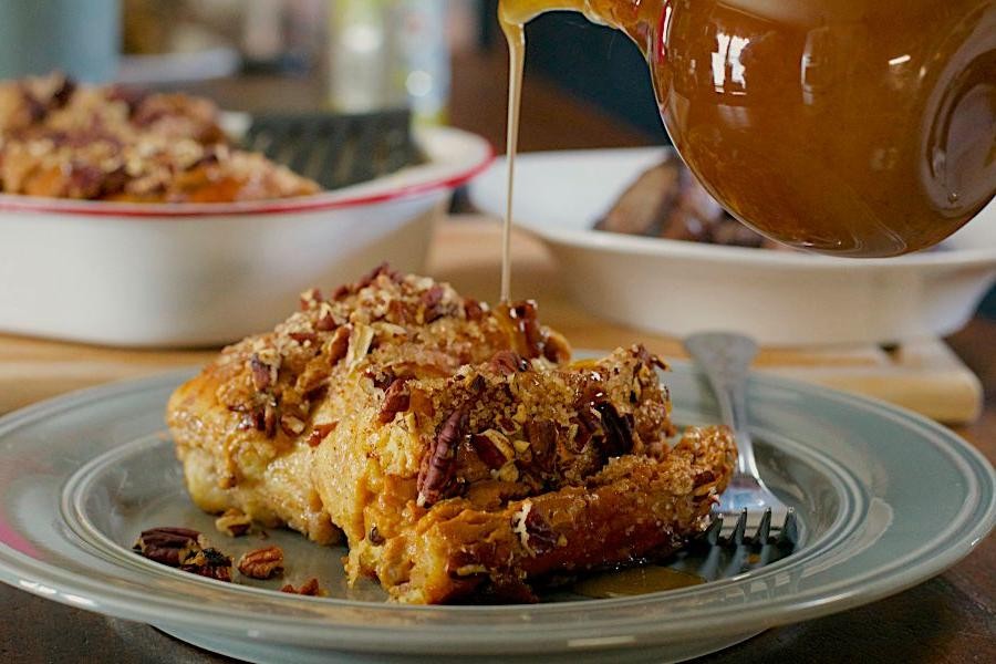 Kraft Caramel Stuffed French Toast