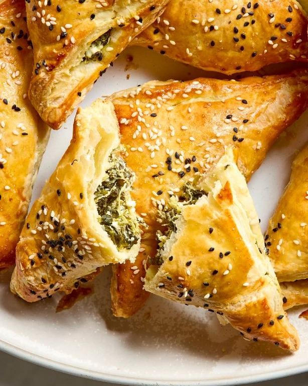 Ladino-style Spinach and Cheese Bourekas