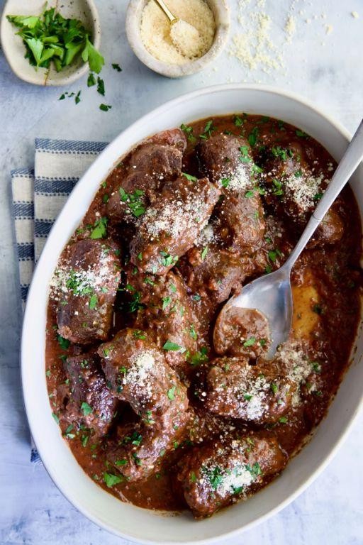 Lamb Braciole with Rosemary and Garlic