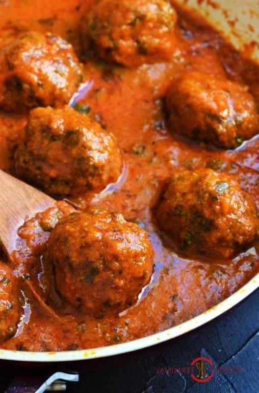 Lamb Keema Kofta (Spiced Meatballs in Gravy)