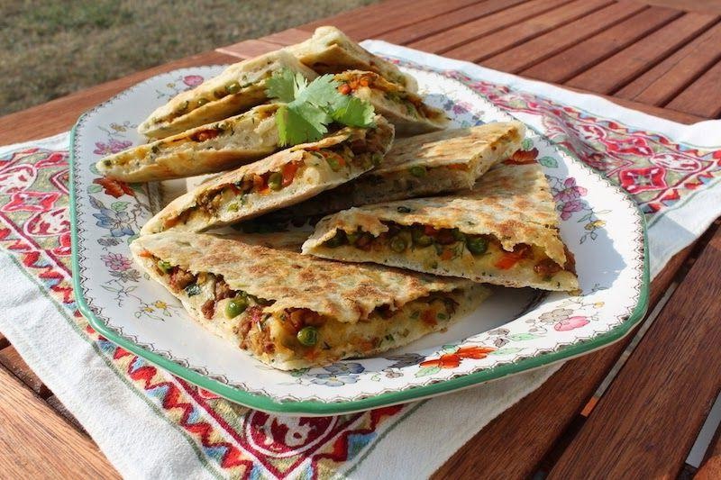 Lamb Keema Naan (Stuffed Indian Bread)