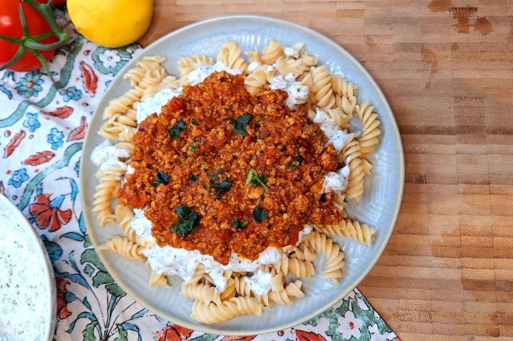 Lamb Keema Pasta (Indian-Spiced Fusion Dish)