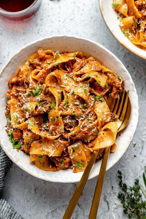 Lamb Shoulder Ragu with Pappardelle Pasta