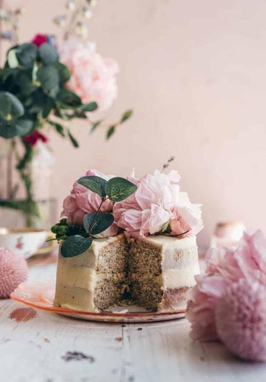 Lavender Honey Earl Grey Cake