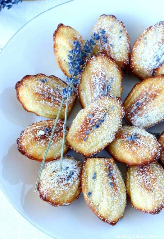 Lavender Honey Madeleines