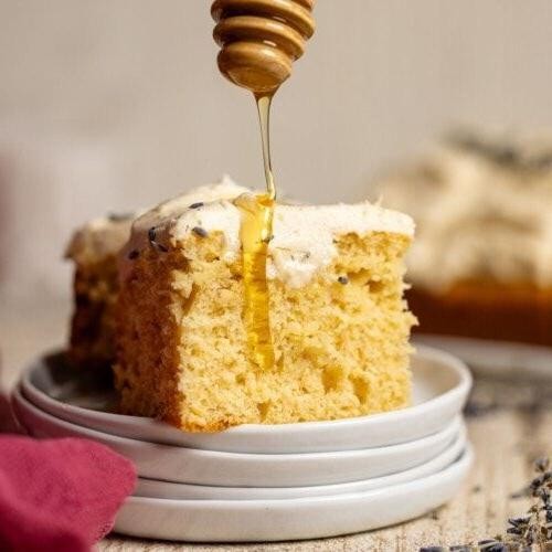 Lavender Honey Whip Cream Cake