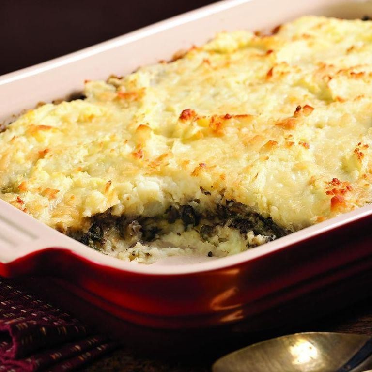 Layered Mashed Potato Casserole