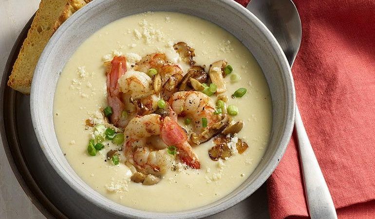 Leek and Potato Seafood Bisque