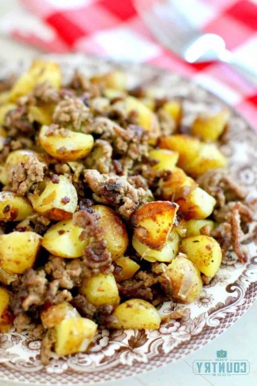 Leftover Hamburger Hash