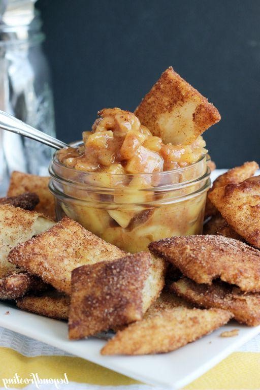 Leftover pie crust cinnamon apple chips