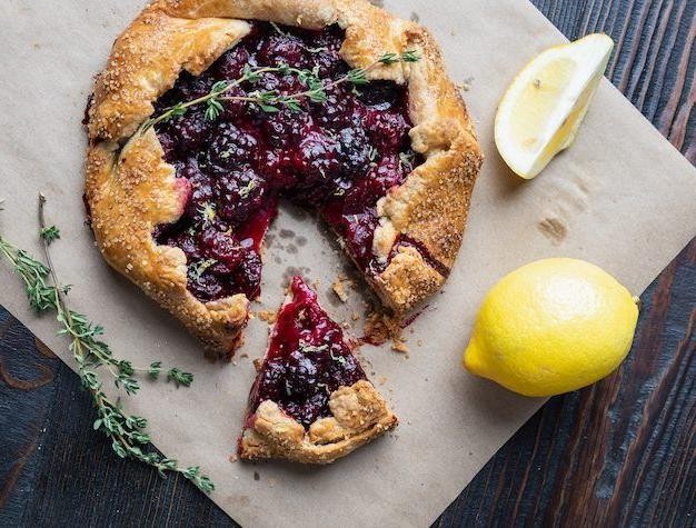 Lemon Blackberry Galette