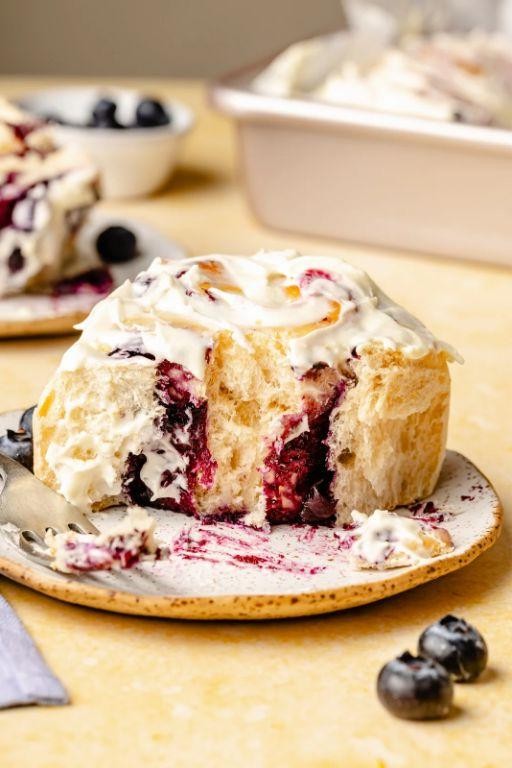 Lemon Blueberry Rhodes Rolls