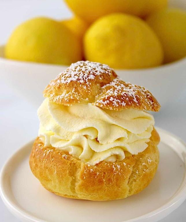 Lemon Cream Puffs