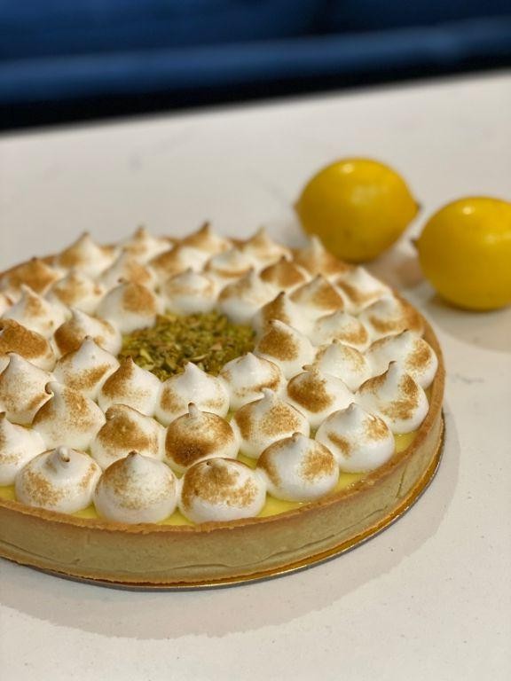 Lemon Curd Tartlets with Pistachio Crust