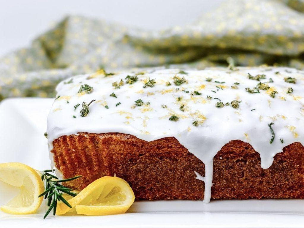 Lemon Drizzle Cake with Rosemary