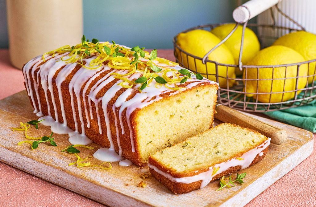 Lemon Drizzle Cake with Thyme