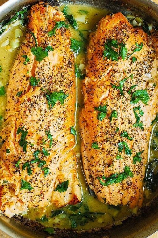 Lemon Garlic Grilled Trout