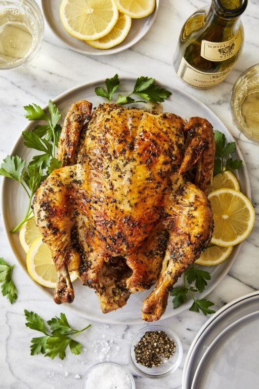 Lemon Garlic Herb Whole Chicken