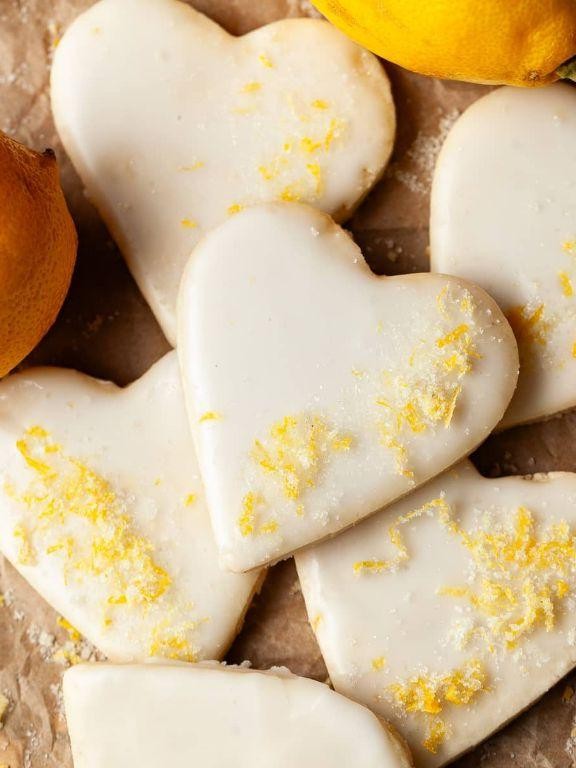 Lemon Glazed Gluten Free Sugar Cookies