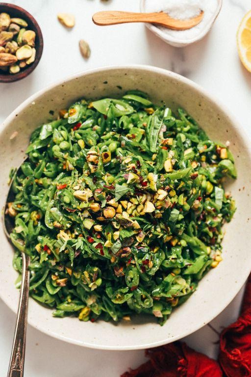 Lemon Herb Fresh Pea Salad