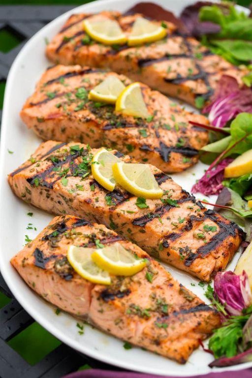 Lemon Herb Grilled Salmon