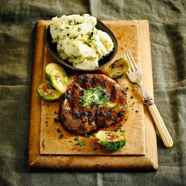 Lemon Herb Marinated Pork Loin Steak