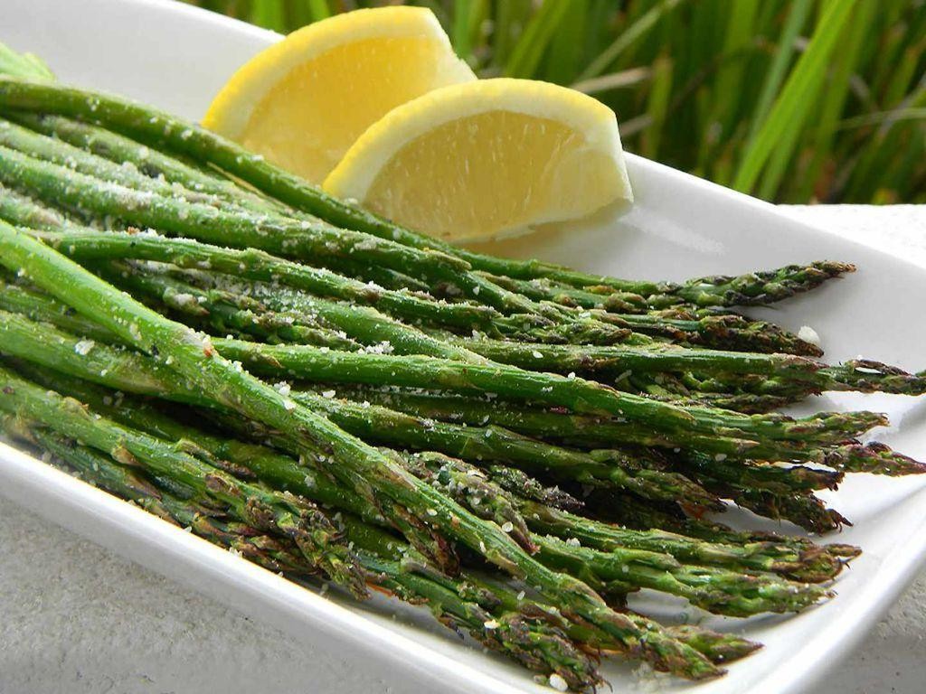 Lemon Parmesan Roasted Asparagus