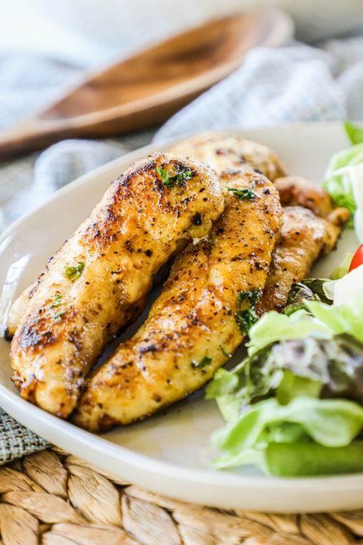 Lemon Pepper Keto Chicken Tenders