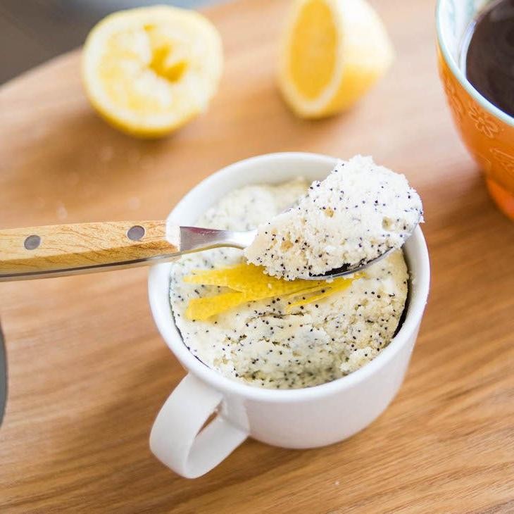 Lemon Poppy Seed Mug Cake