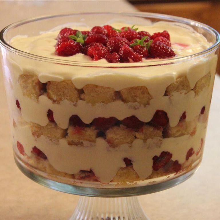 Lemon Raspberry Trifle