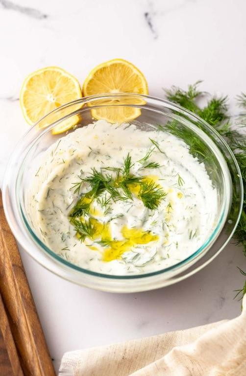 Lemon and Dill Greek Yogurt Dip