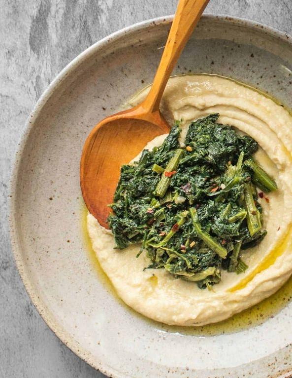 Lemon and Olive Oil Dried Fava Bean Mash