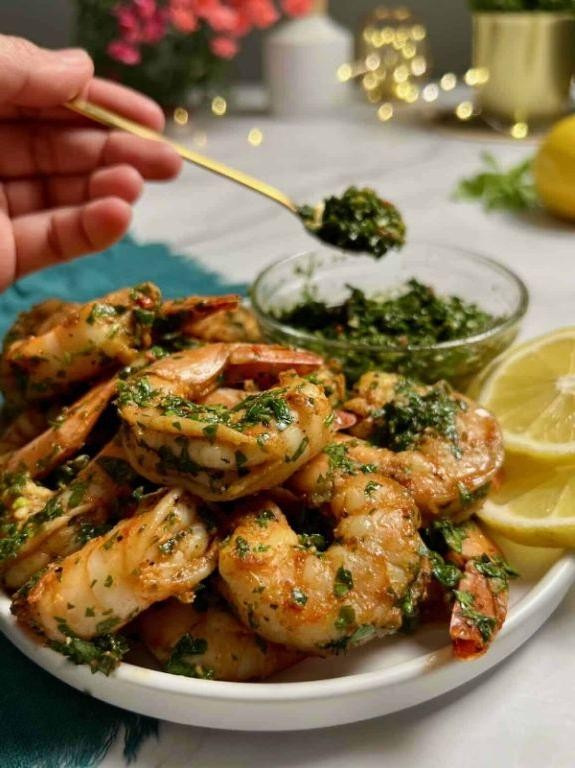 Lemon-Infused Chimichurri for Seafood